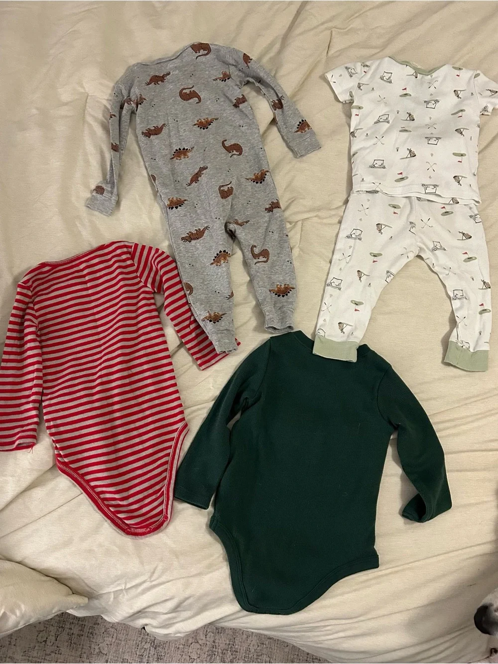 Bundle of toddler boys clothes.